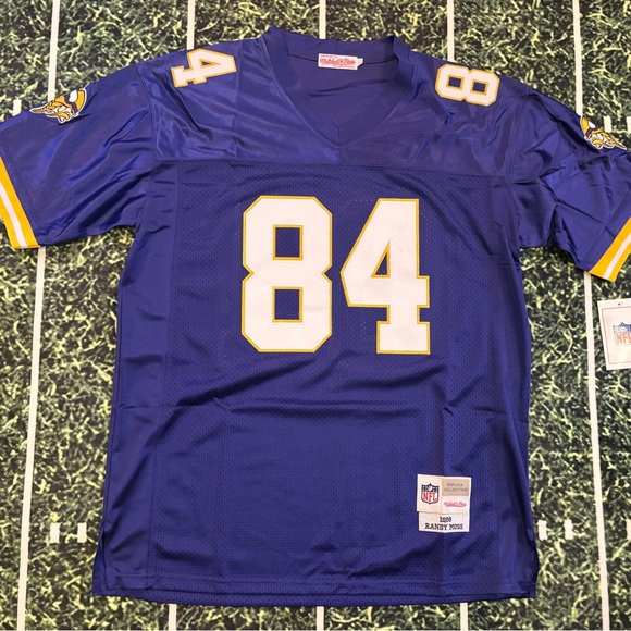 Randy Moss Minnesota Vikings NFL Jersey STITCHED NWT Size Large Purple - Picture 1 of 3